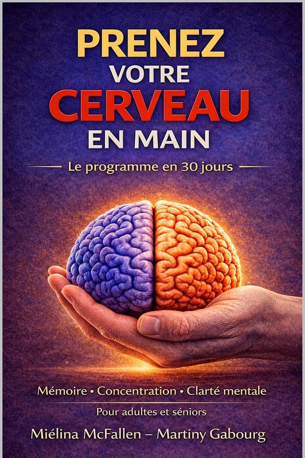 Prenez votre cerveau en main: Le programme en 30 jours pour adultes et seniors (Pratique) - Miélina McFallen - Martiny Gabourg  | Livr'ToK